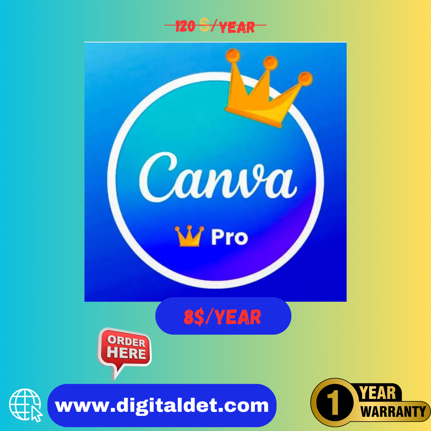 Team Version | 1-Year Access | Unlimited Designs Template | Background Remover